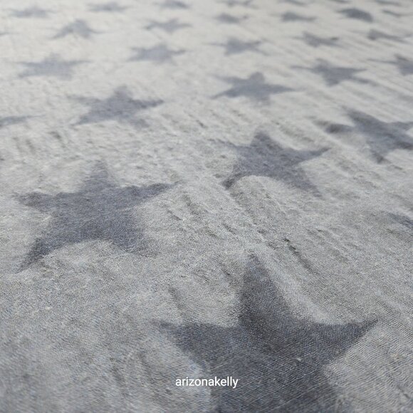 Beck Sondergaard Wool & Silk Distressed Star Scarf Oversized - Picture 4 of 15